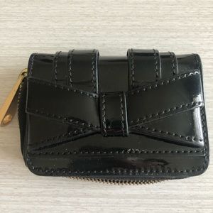 Z Spoke by Zac Posen Patent Leather Bow Wallet